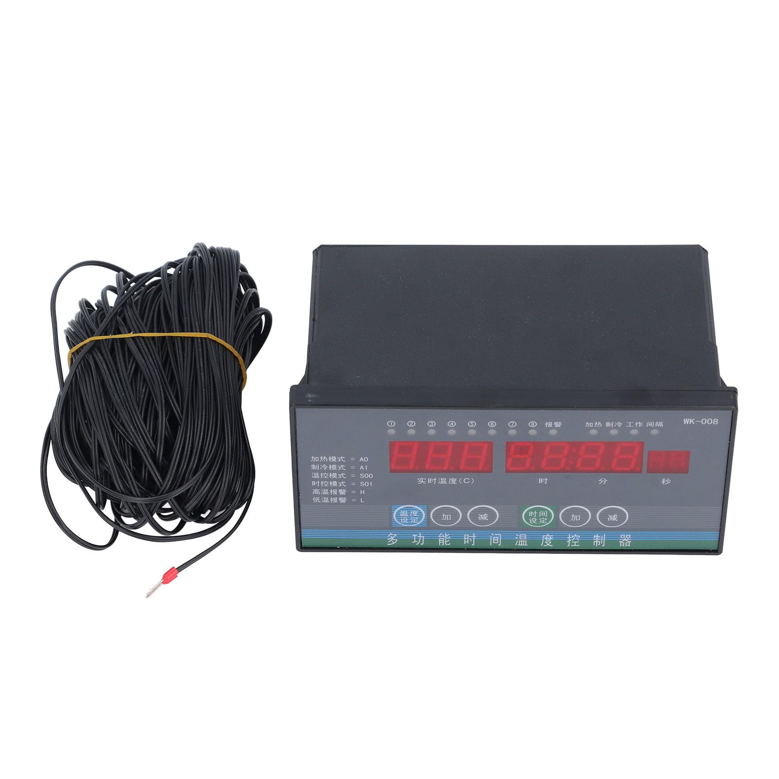 Termostato Digital, Ajuste de Calefacción y Refrigeración, Controlador de Temperatura Digital de 110-230 V para Agricultura de Invernadero