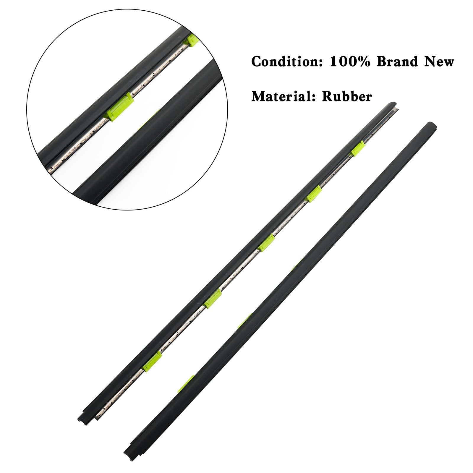 L+R Door Window Weather Molding 72410-S03-003 Apto para Honda Civic EK 1996-2000