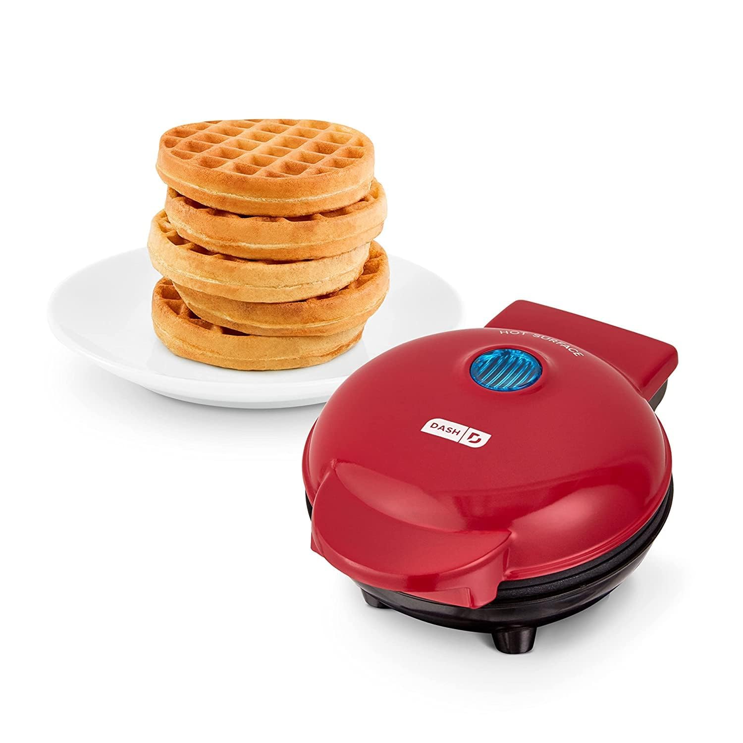 Mini Waffle Maker 4 Inch 110W Stainless Steel Non-Stick Electric Iron Machine Portable Waffle & Pancake Maker for Home-image-45