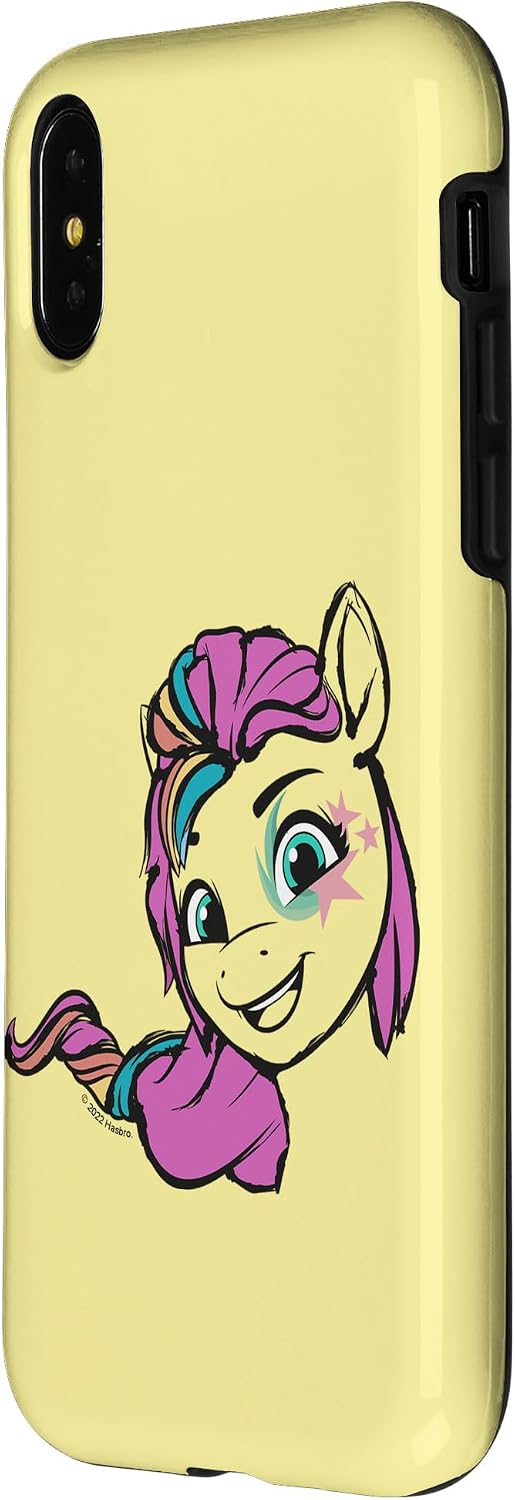 iPhone X/XS My Little Pony: A New Generation Sunny Big Face Sketch V3 Case image 2