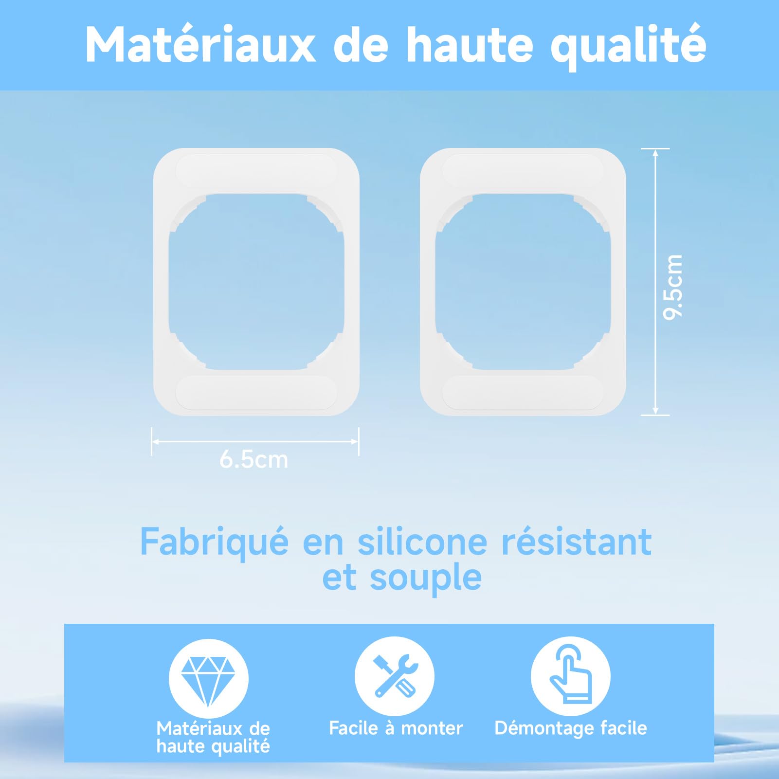 fanxiang Caméra de Surveillance Intérieure 3MP 2K HD pour Fenêtre | WiFi & Bluetooth, Caméra Connectée avec Vision Nocturne Couleur, Enregistrement 24/7, Détection de Mouvement, Audio