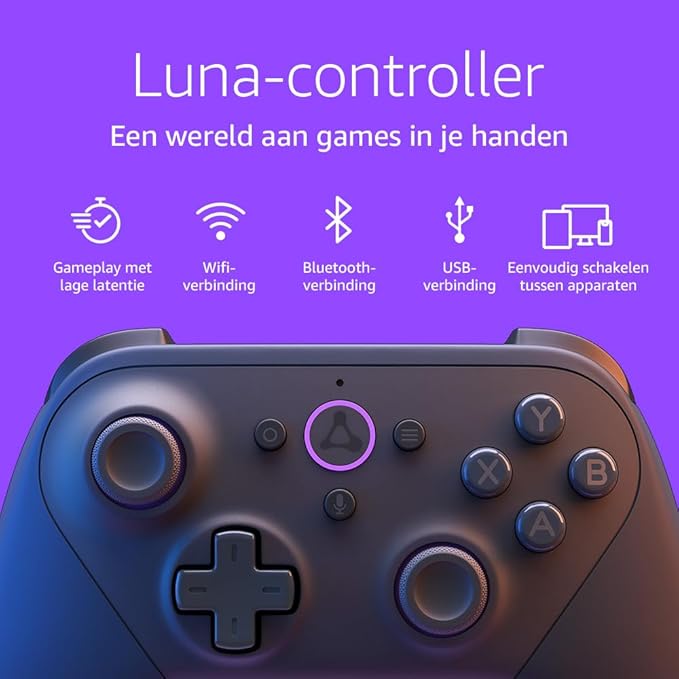 Draadloze Luna-controller - Gamecontroller voor Amazon Luna Cloud Gaming