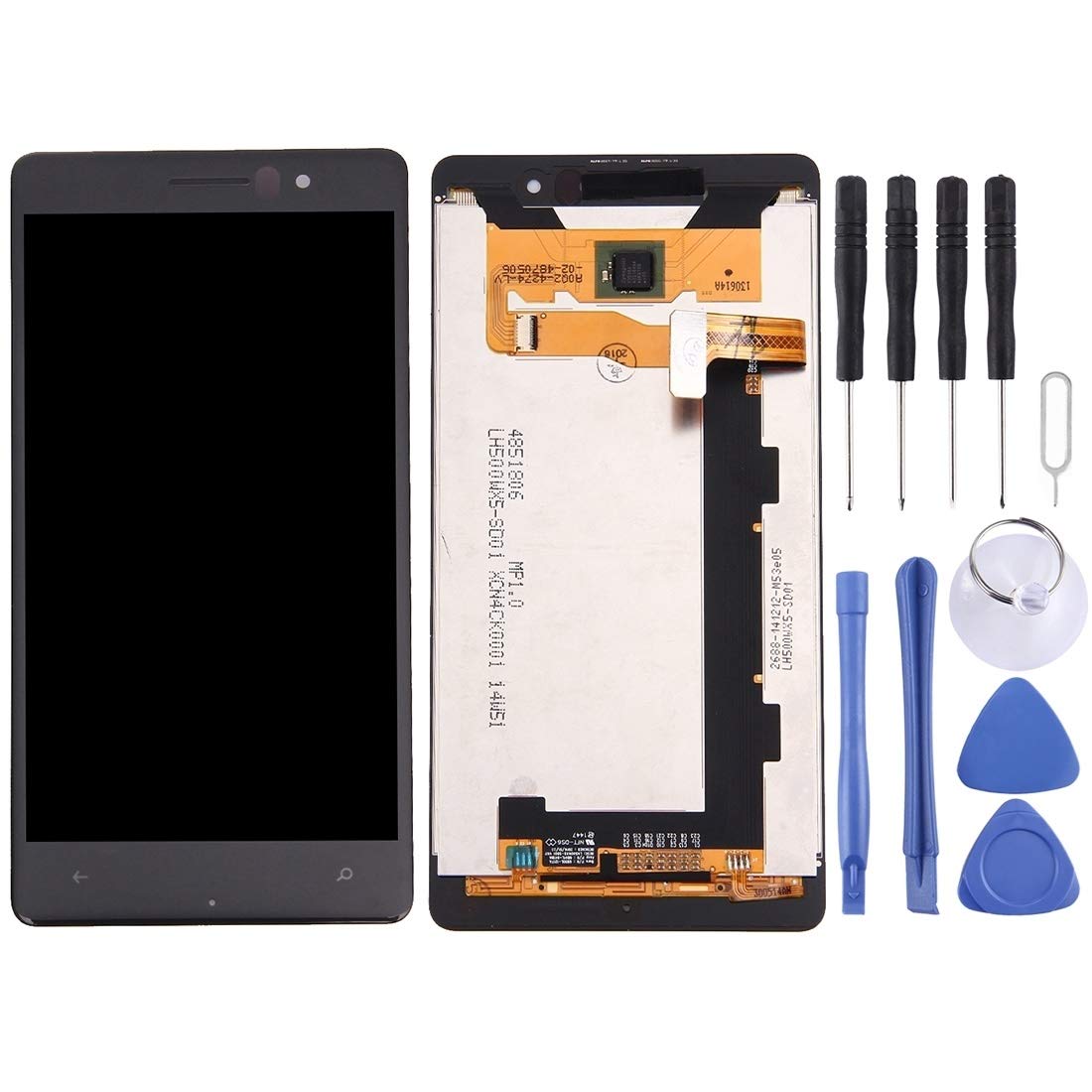 Repairparts LCD Display + Touch Panel for Nokia Lumia 830(Black)