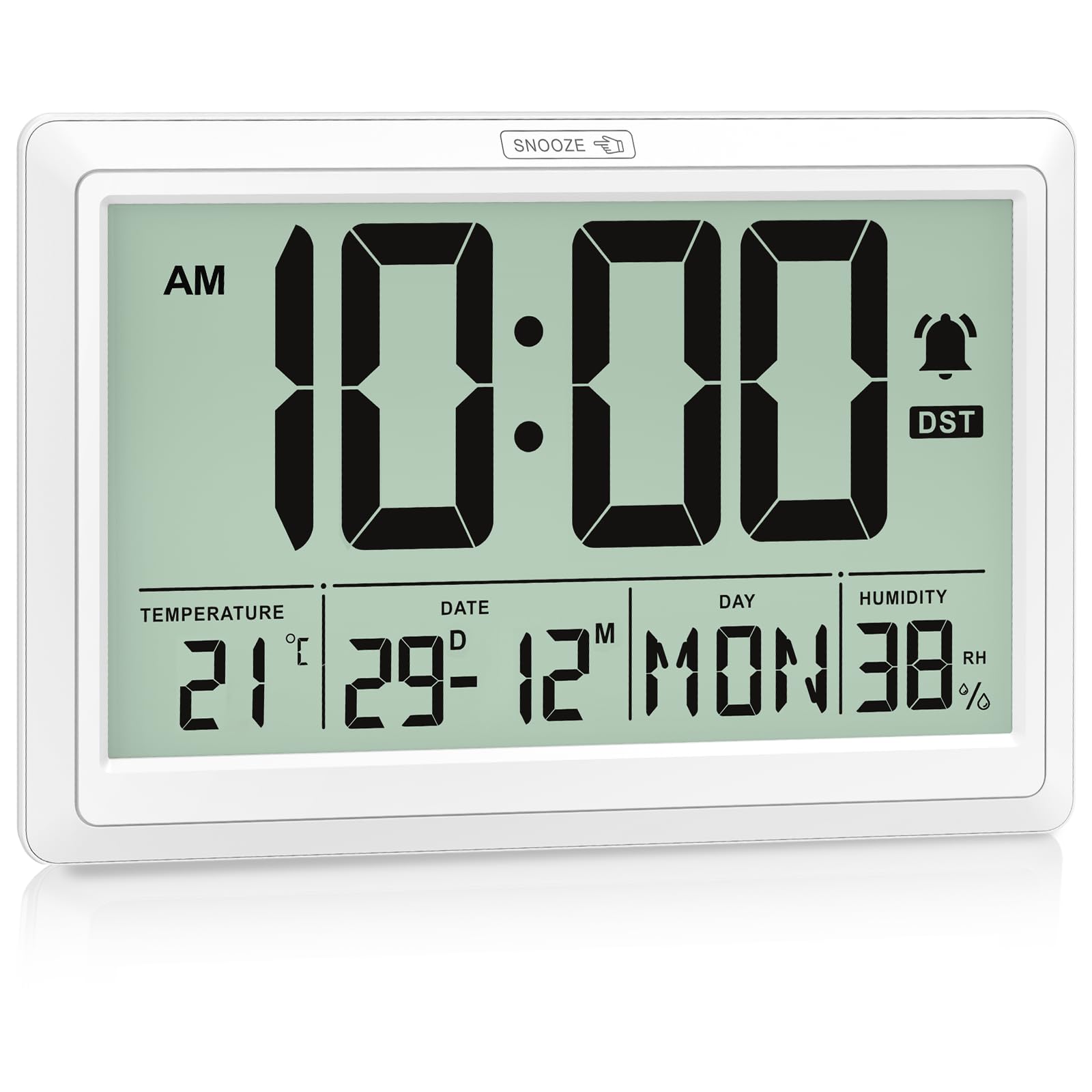 XREXS Digital Wall Clock, 10.4" Large Display