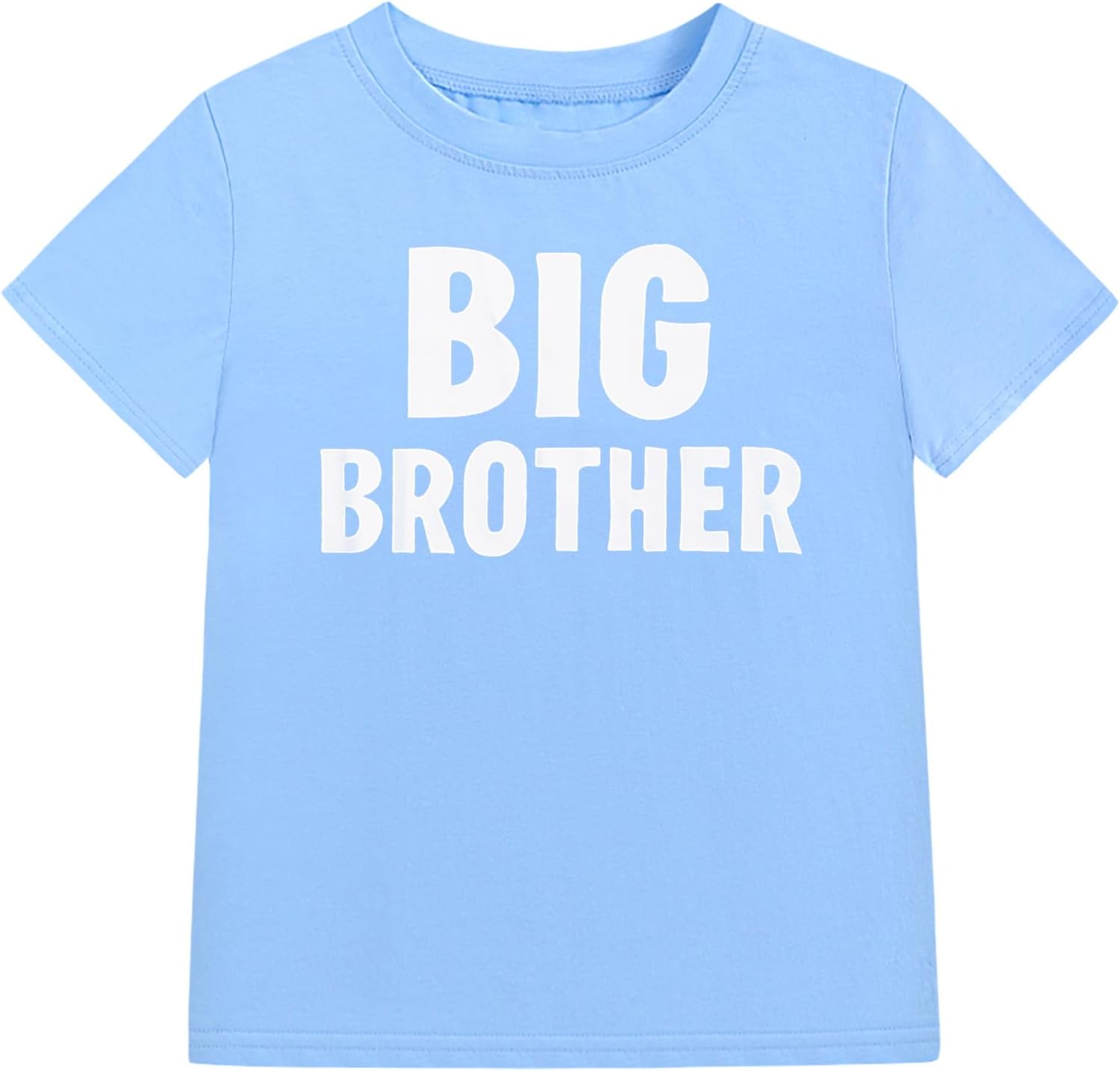 100% Cotton Big Brother Shirt Toddler Boys Promoted to Big Brother Announcement Kids Short Sleeve T-Shirt 18M-12Y