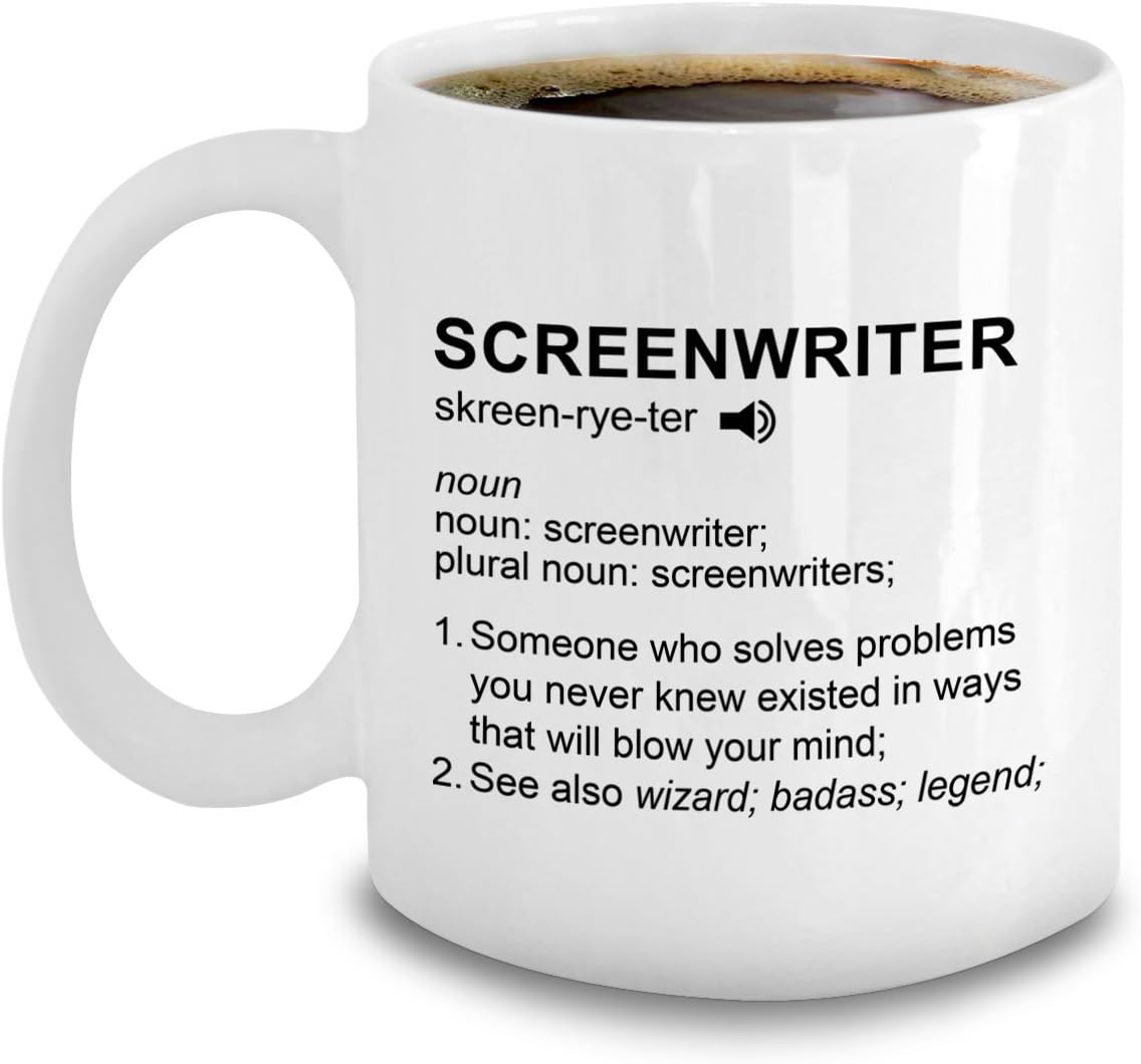 Screenwriting Mug - Screen Screenplay Writer Scripwriter Gifts
