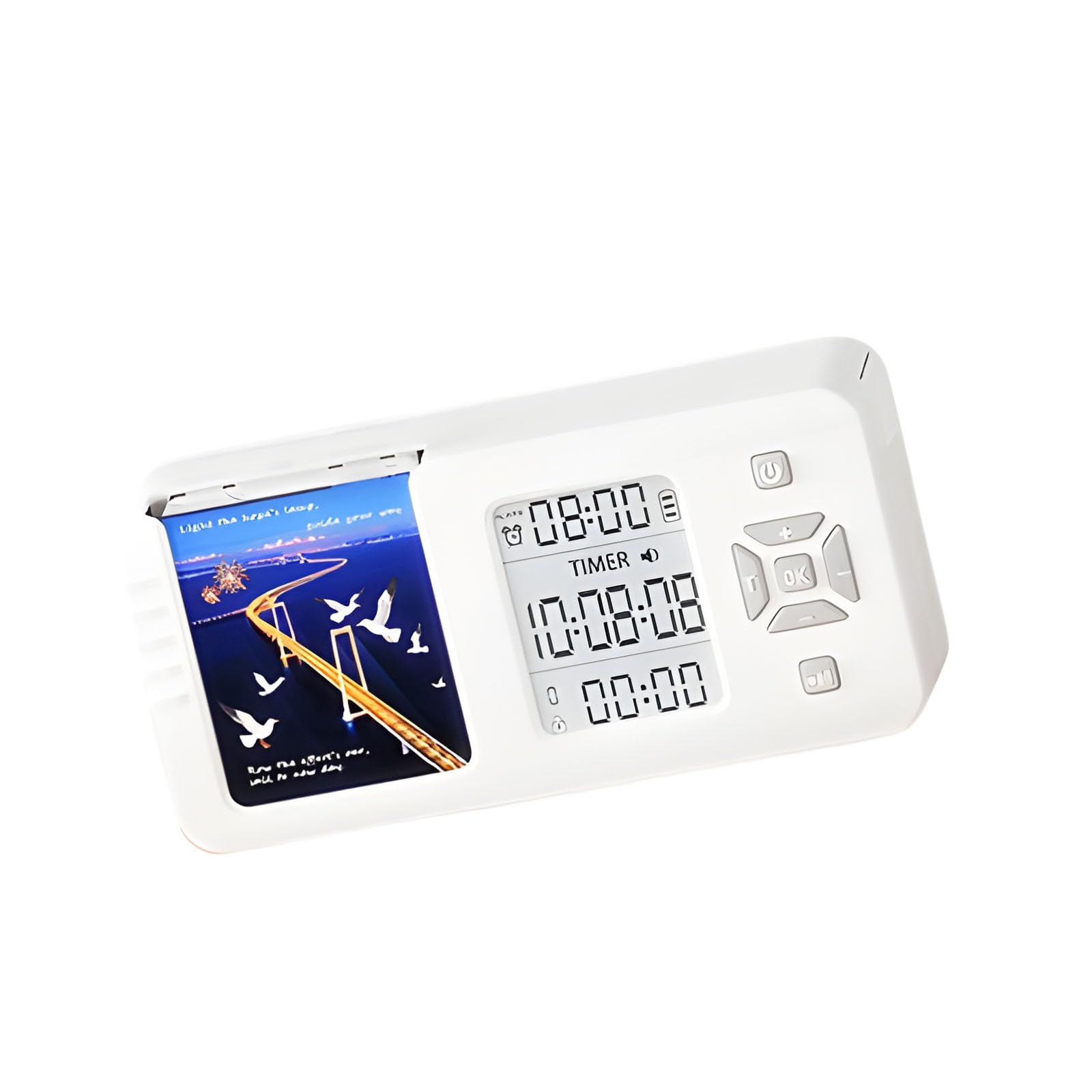 Kalttoy A Dvanced Wake Up Clock With Soft Mechanism Nd Modern Design For Better Sleep Schedule Thin Larm Clock