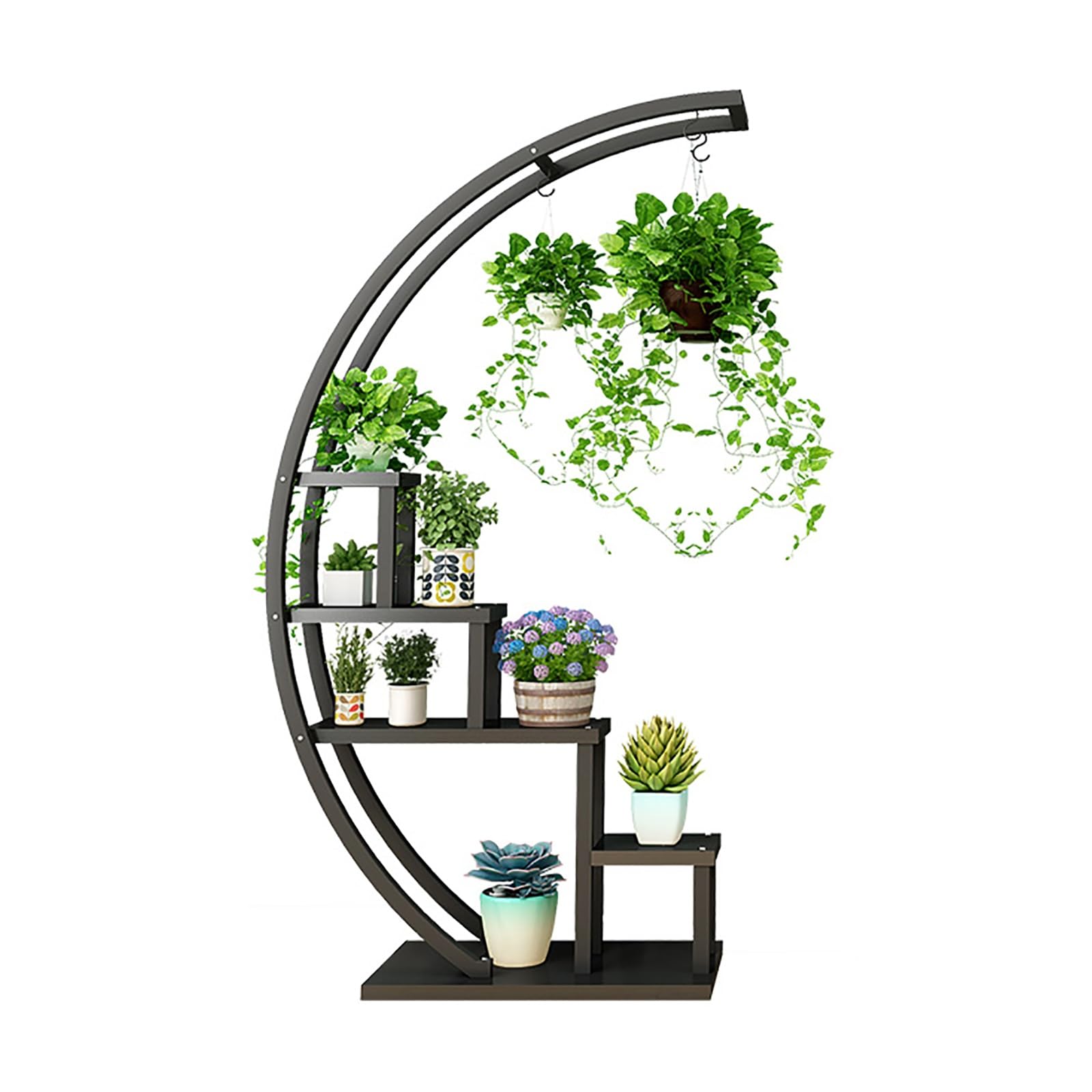 Support décoratif pour plusieurs plantes extérieur étagère pots fleurs