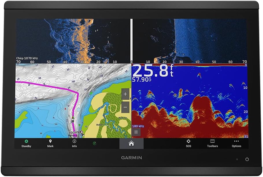 010-02093-51 - Aftermarket Replacement GPSMAP 8616xsv Combo GPS Fishfinder GN Compatible with Garmin