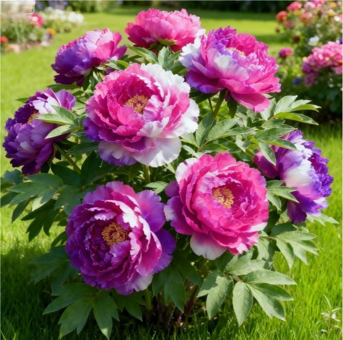 Magnificent Peony Bulbs in Bulk UK: Hardy Perennial Splendor for Breathtaking Garden Displays, Potted Plants-2 Rhizome-G — image 1