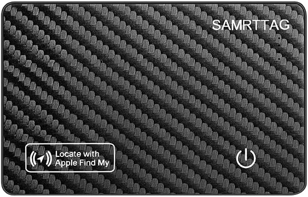 Wallet Tracker Card for Apple Find My (iOS Only) Compatible Smart Wallet Air Tag Tracking for Keys Luggage Anti-Loss Finder Tag Air Tags Card (Blue1 Stripe/1PC)