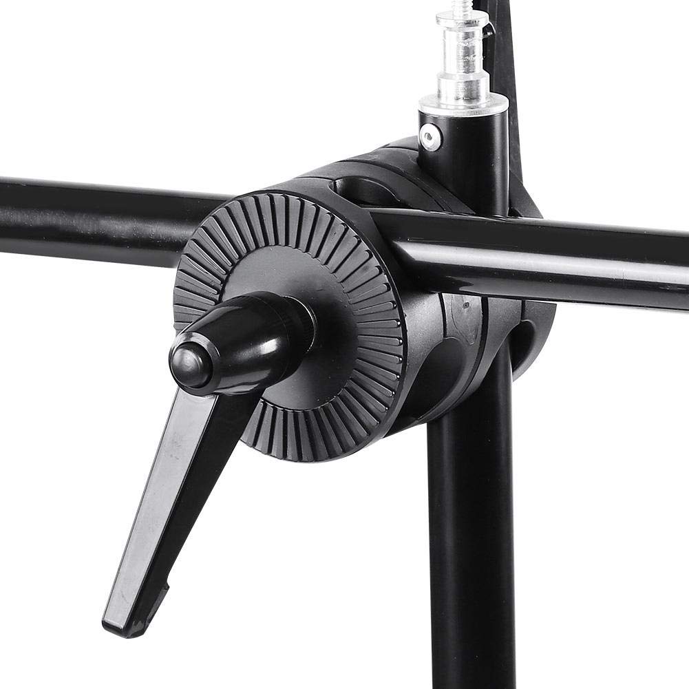 V BESTLIFE Clip del Soporte del Reflector, Soporte de Soporte de Reflector de Doble Rueda Adaptador de Soporte de luz del Rotor