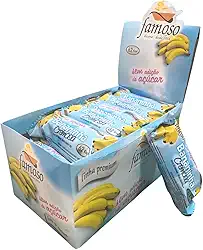 Barrinha de Banana Famoso Zero Açúcar 30g CX c/ 24