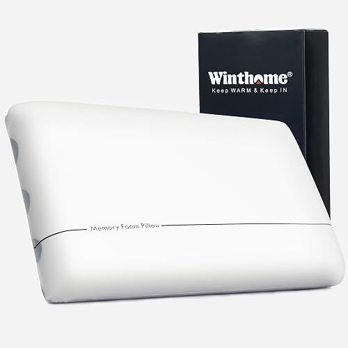 Winthome Memory Foam Pillow Two-Sided Soft product photo (Pillows & Mattress Toppers) — ScooterReviewPro review