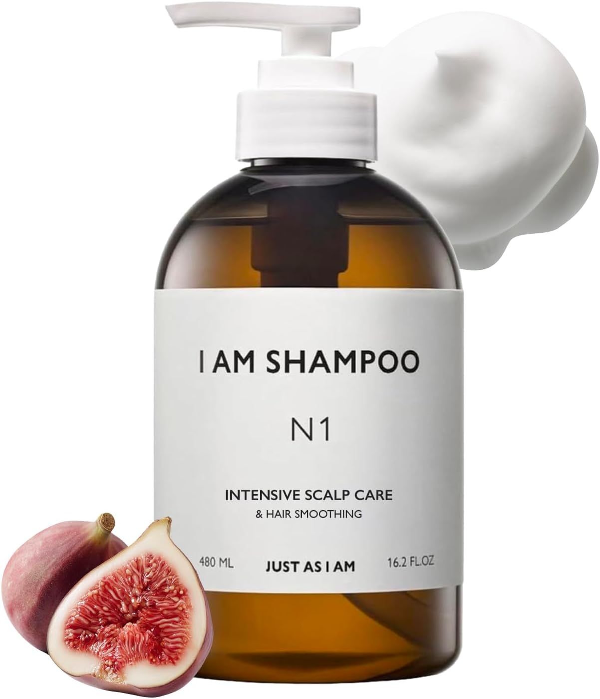 Shampoo N1 (16.2 fl oz) – Squalane Moisturizing Shampoo for Balanced Scalp, Soft Hair Feel, and Daily Hydration Care