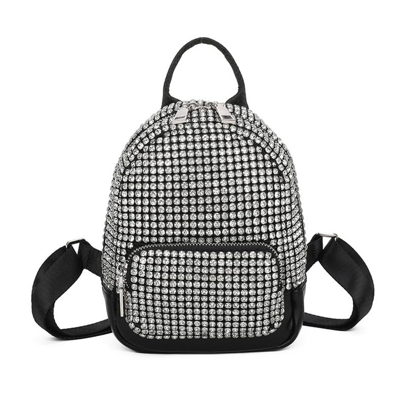 Sac à dos bling pour femme avec strass et paillettes