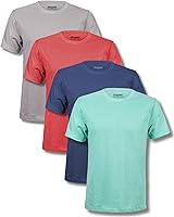 Kingsted Men's T-Shirts Pack: Super Soft Premium Polycotton, Wrinkle-Resistant, Durable Classic Tees - Comfort Fit Small-4XL