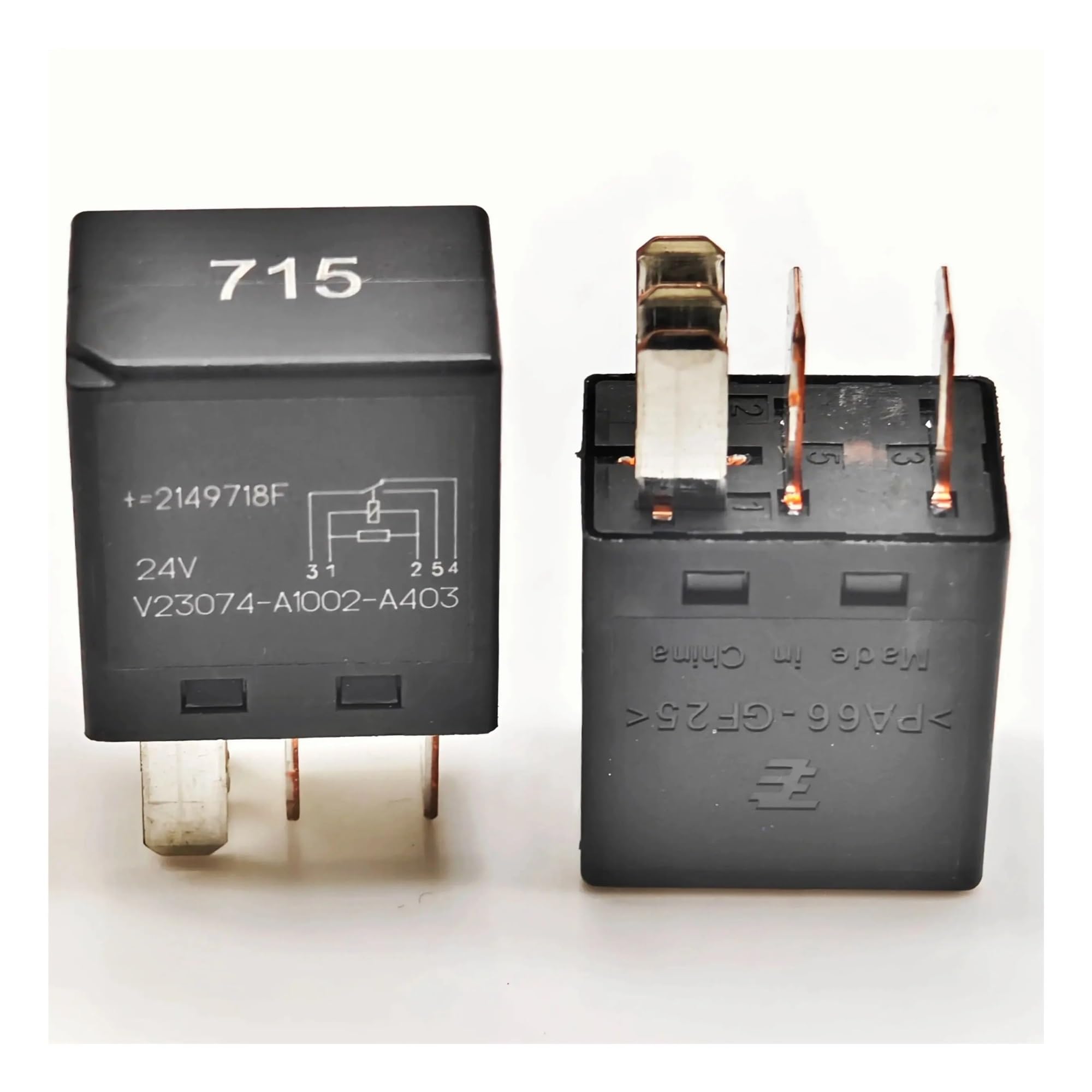 Relé 24 VCC componente electromecánico V23074-A1002-A403 para sustitución industrial 4