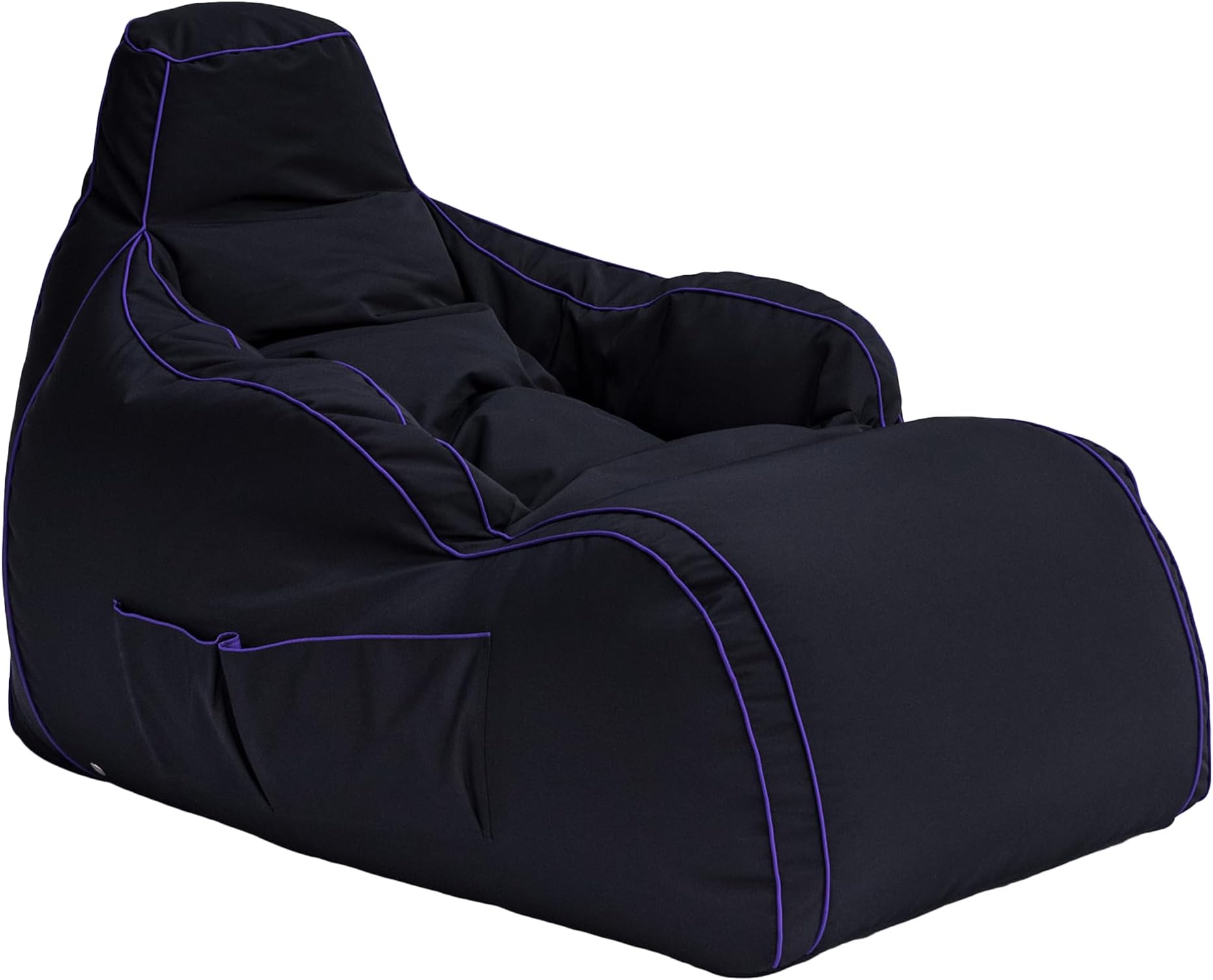 Game Over Video Gaming Bean Bag Lounger Chair | Indoor Living Room | Side Pockets for Controllers | Headset Holder | Ergonomic Design for Relaxed Gamer (Dragon Skin)
