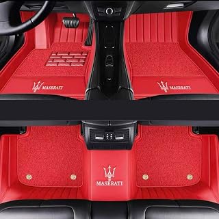 Custom Car Floor Mats for Maserati Grecale MC12 MC-12 Corse 12,1Set Car All Around Floor Mats All-Weather Protection Full-Coverage Non-Slip Lining Carpet Modified Interior Accessories