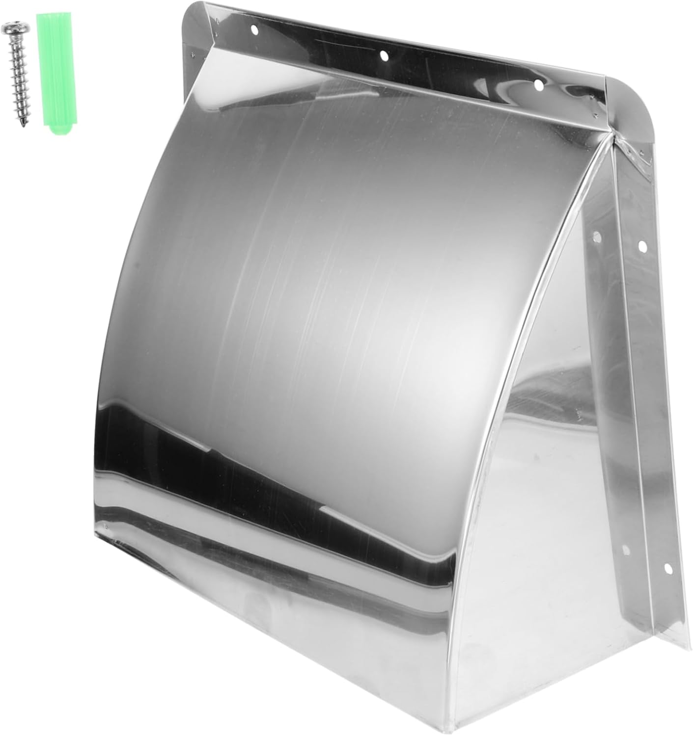 Stainless Steel Exhaust Vent Hood Cap for Kitchen Rain-Resistant Outlet Cover -Deformation Design Suitable for Various Decor Styles Performance