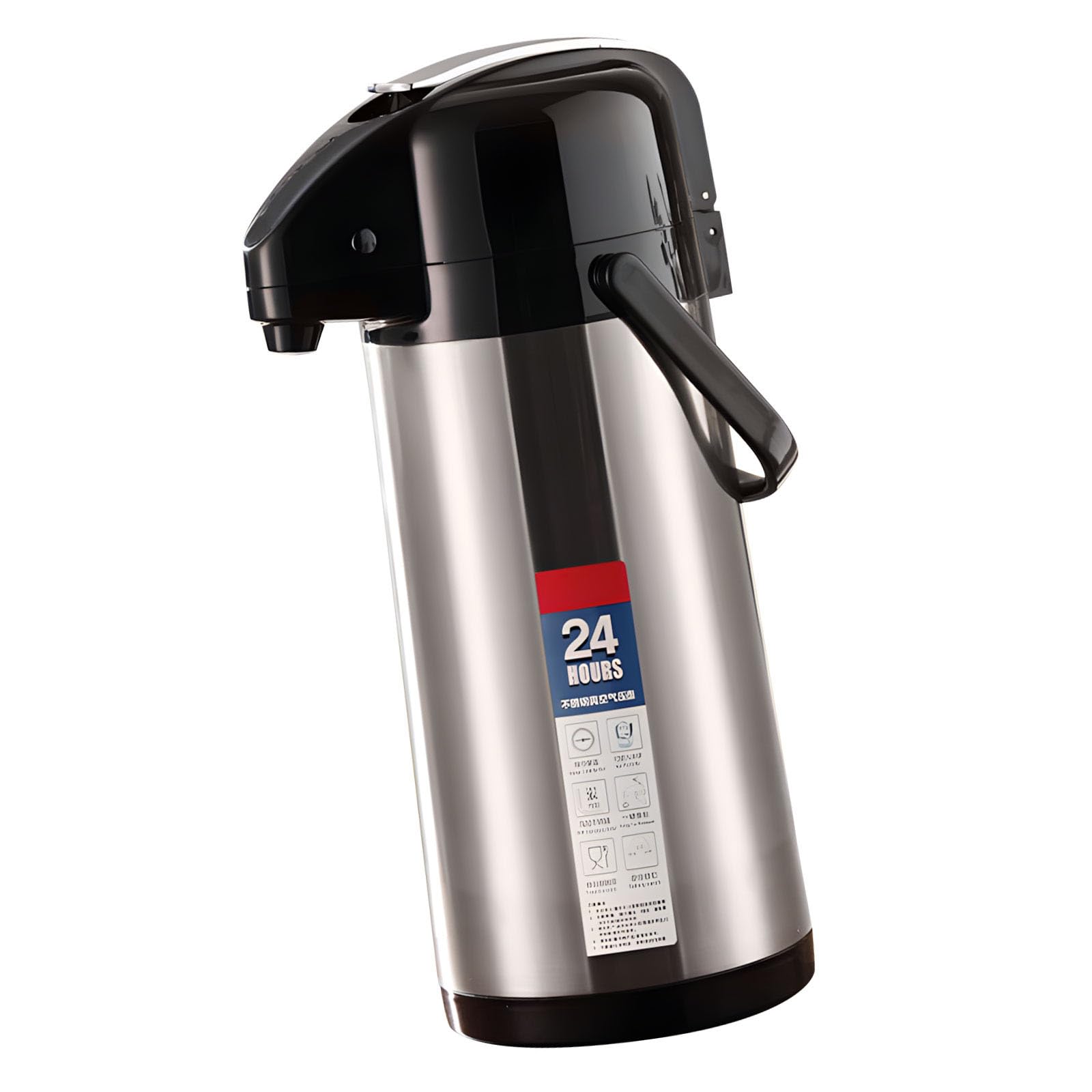 Tsophreniq Large Capacity Insulated Vacuumflask Maintains Innovation of Coffee Tea Chocolate Drink Preserving Flavor and Scent Utilizing Rustless Large Capacity