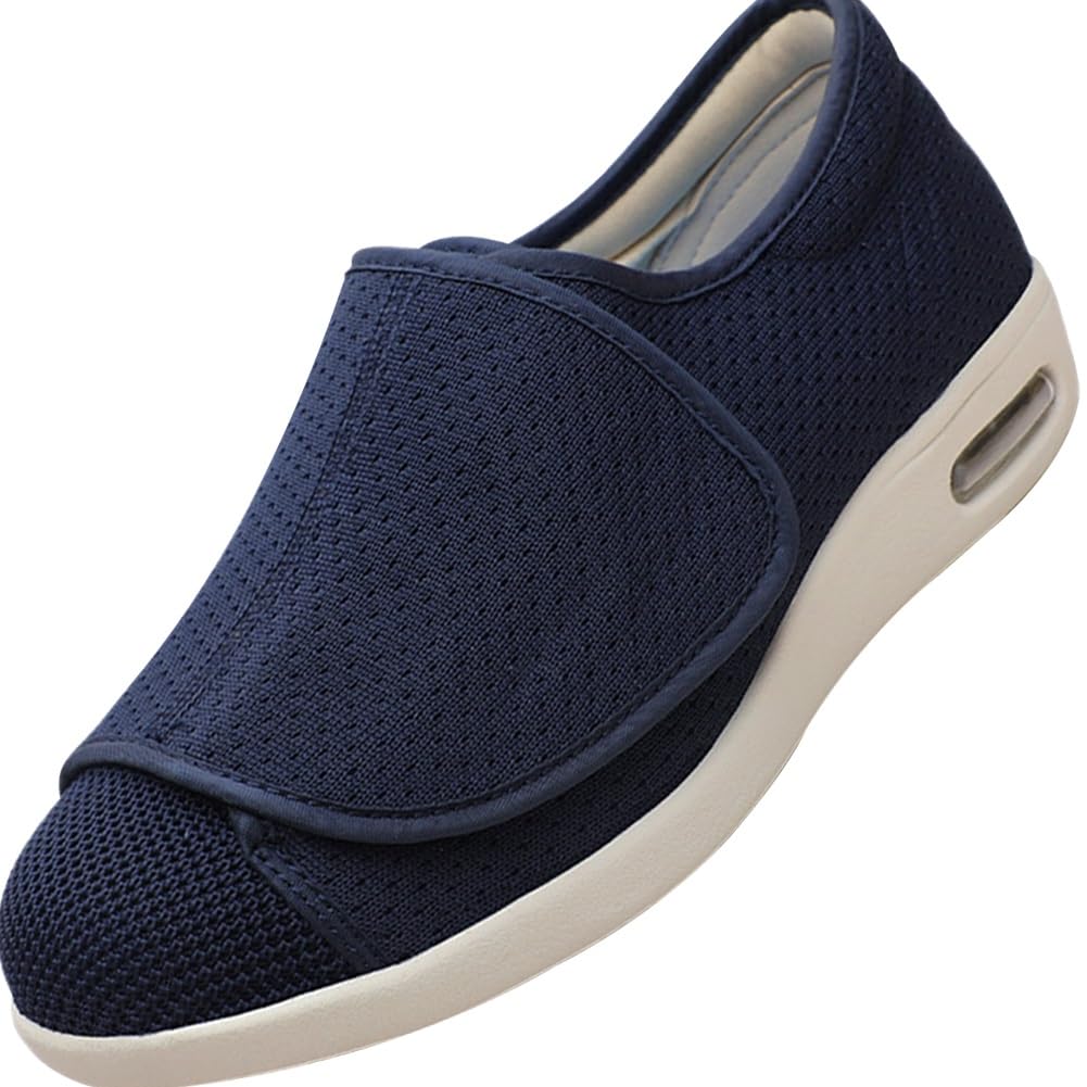 Scarpe Diabetici Uomo Estive Scarpe da Ginnastica da Uomo Slip on Scarpe da Corsa Traspiranti in Rete Sneakers comode Scarpe Sportive da Fitness all'aperto