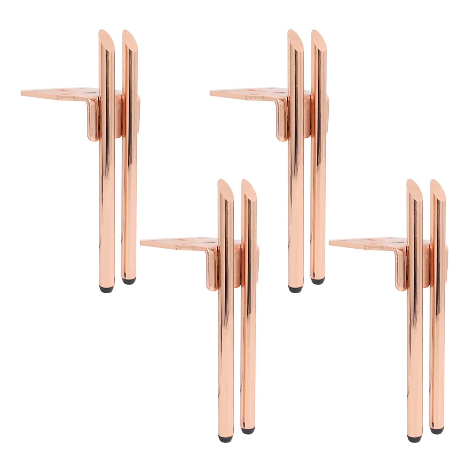 Wytrzymałe, zamienne nóżki podporowe do różnych typów mebli(Rose Gold,13cm/5.12in)