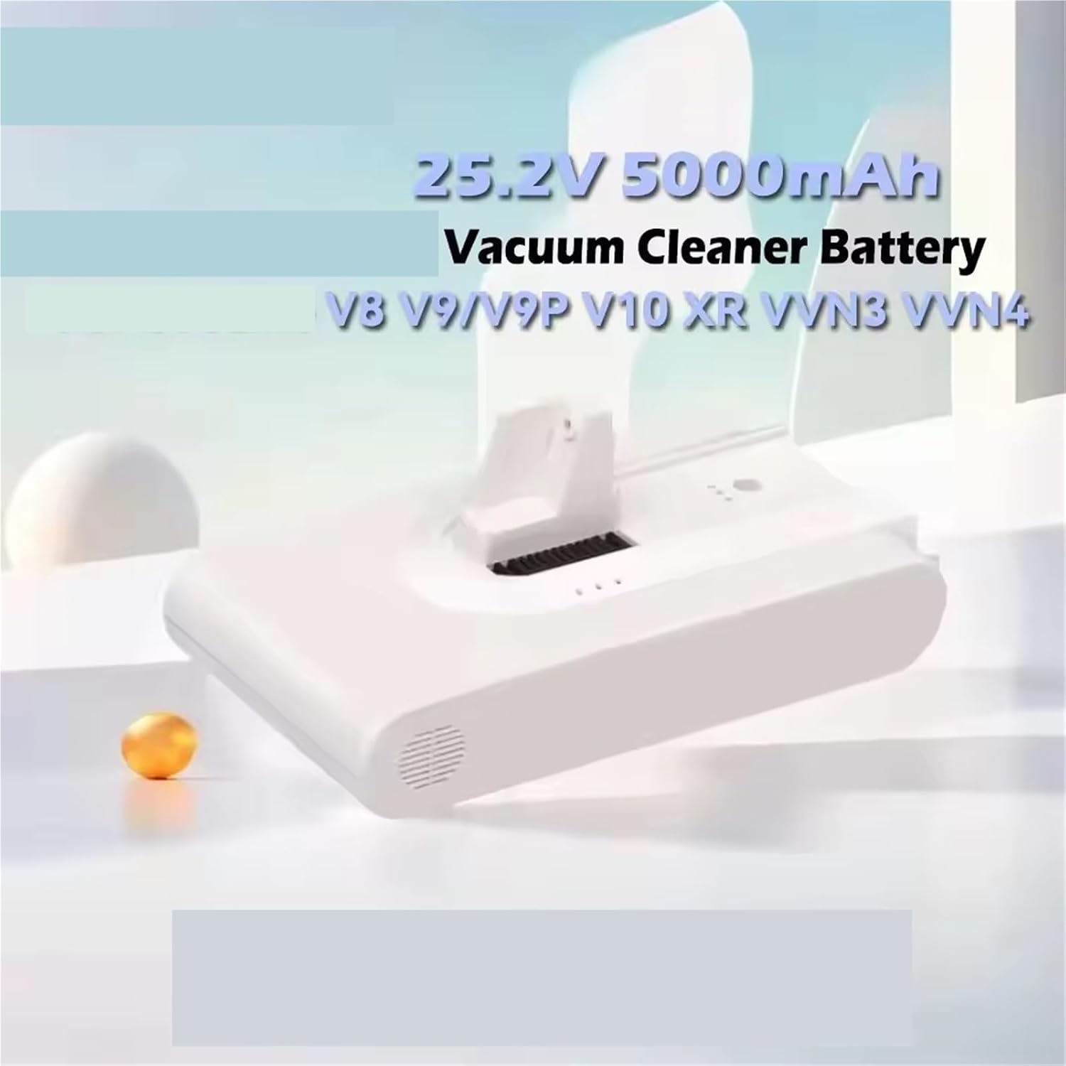 Lithium Battery，Compatible For Dreame，V8 V10 V9 V9P XR VVN3 VVN4 V9B Handheld Cordless Vacuum Cleaner Parts Replacement Battery(5000mAh 1pcs)