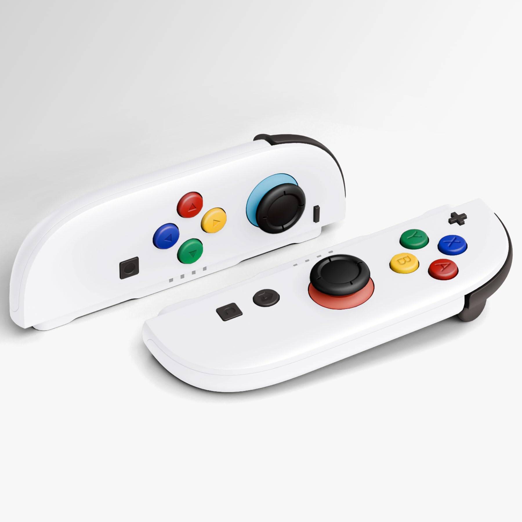 eXtremeRate Cover per Nintendo Switch 2, Custodia e Pulsanti Joycon 2 di Ricambio Completo DIY con Attrezzi, Kit Accessori per Switch 2, Senza Joycon e Console - Bianco