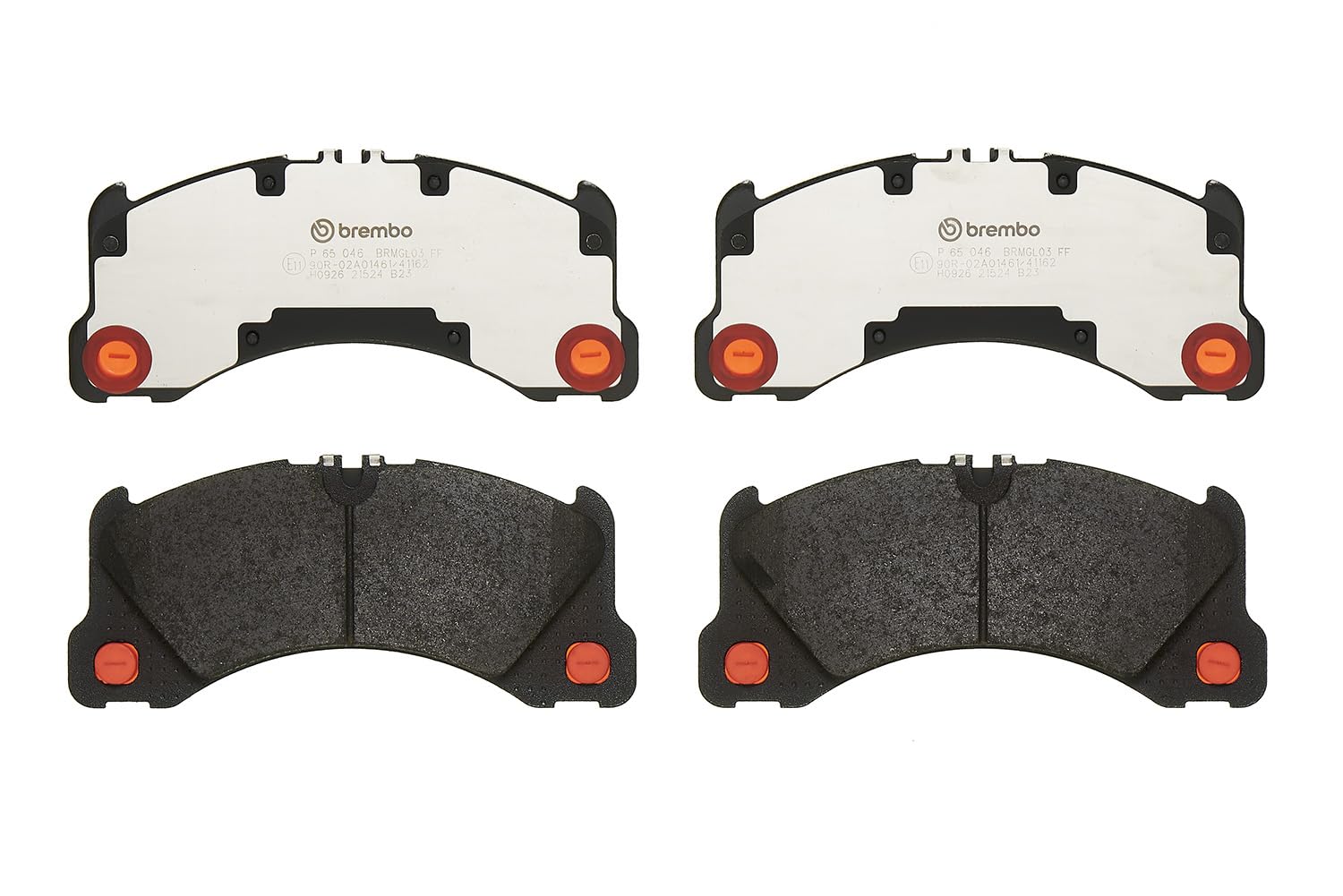 BREMBO Bremsbelagsatz, Scheibenbremse P65046