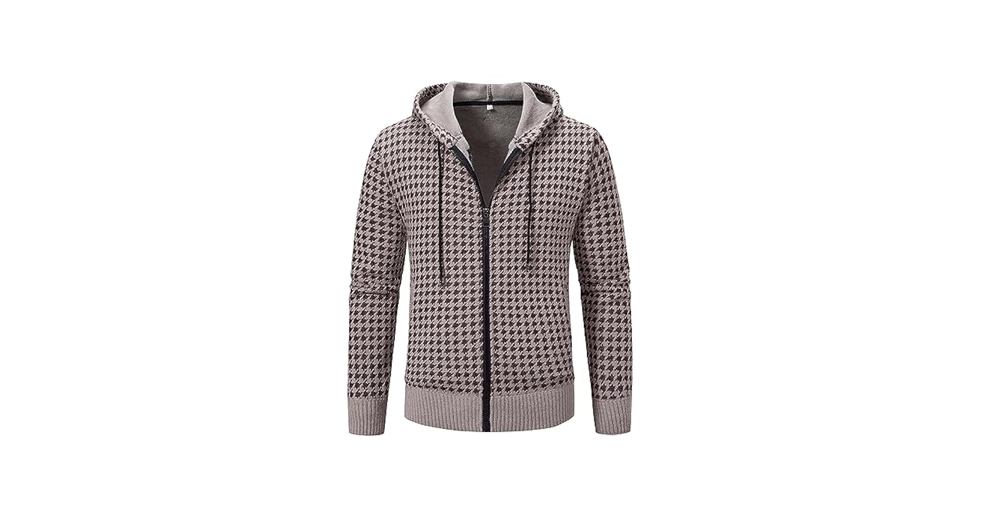 Amazon.com: TAIAOJING Cardigan Sweaters for Men Houndstooth