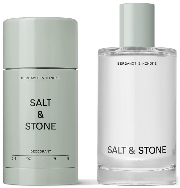 Salt & Stone Duo de Desodorante e Bruma Corporal Bergamota e Hinoki