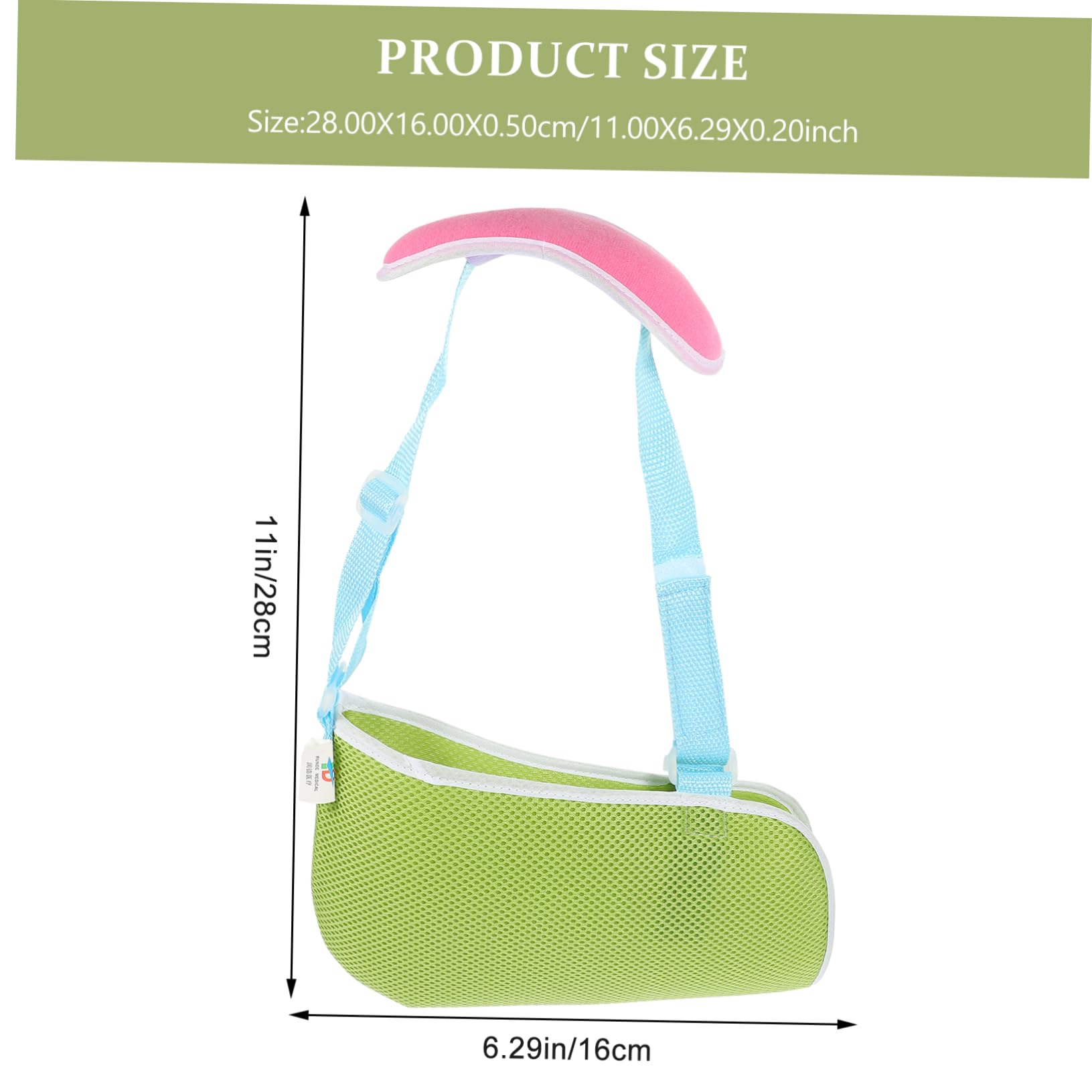 Healeved Ergonomic Arm Sling Support Brace for Boys and Girls Left Arm Sling Immobilizer Forearm Support for Shoulder Wrist Elbow Supporter Child's Fracture Sling Random