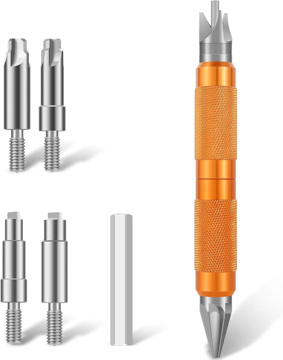 Case Prep Multitool Inside Outside Chamfer Deburring Tool with 2