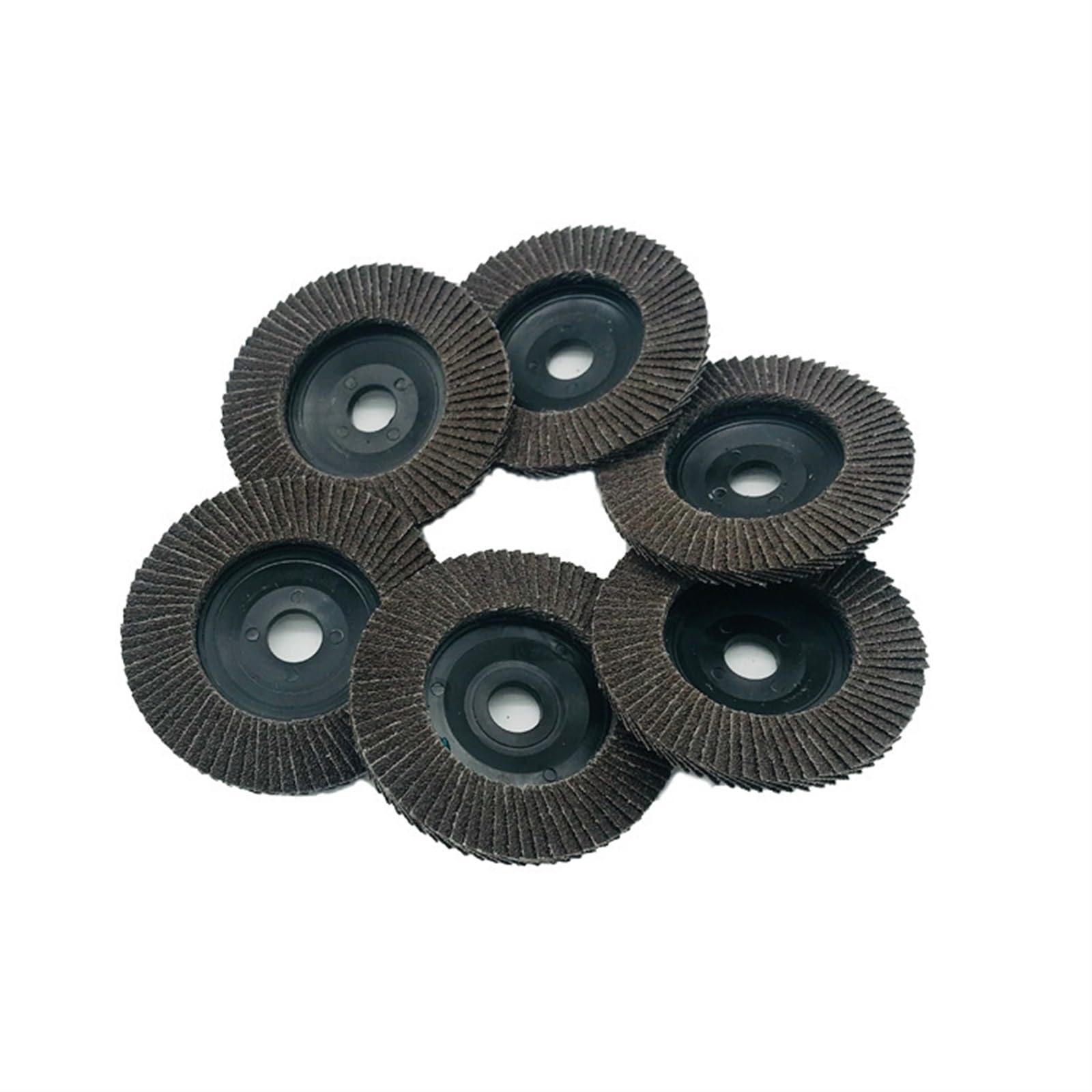 BDAYEK Flap discs 6pcs Flap Discs 4 Inch 60 Grit Aluminum Oxide Sanding Grinding Wheels for Angle Grinder Finishing Deburring