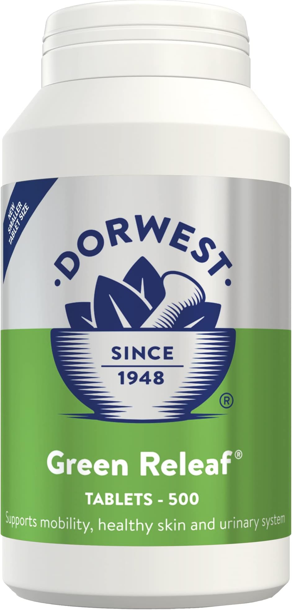 Dorwest Green Releaf Tablets, 500 Tablets, Natural Supplements for Dogs