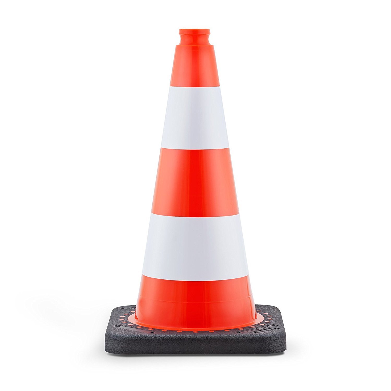 UvV Flex0020 Leitkegel Warnkegel Warnpylone Höhe 500 mm Gewicht 2,1 kg sehr standsichere Pylonen tagesleuchtende Ausführung ohne Reflexstreifen