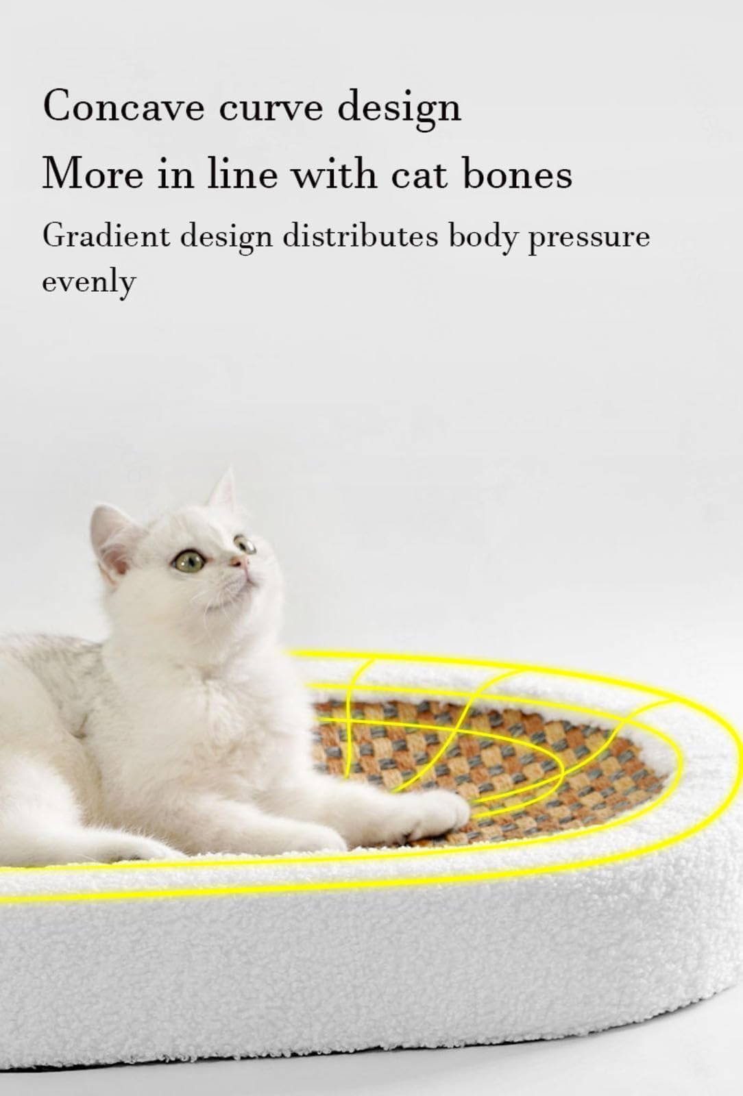 Rascador para Gatos De Sisal Natural, Almohadilla para Rascar Gatos De Interior, Adultos O Gatitos