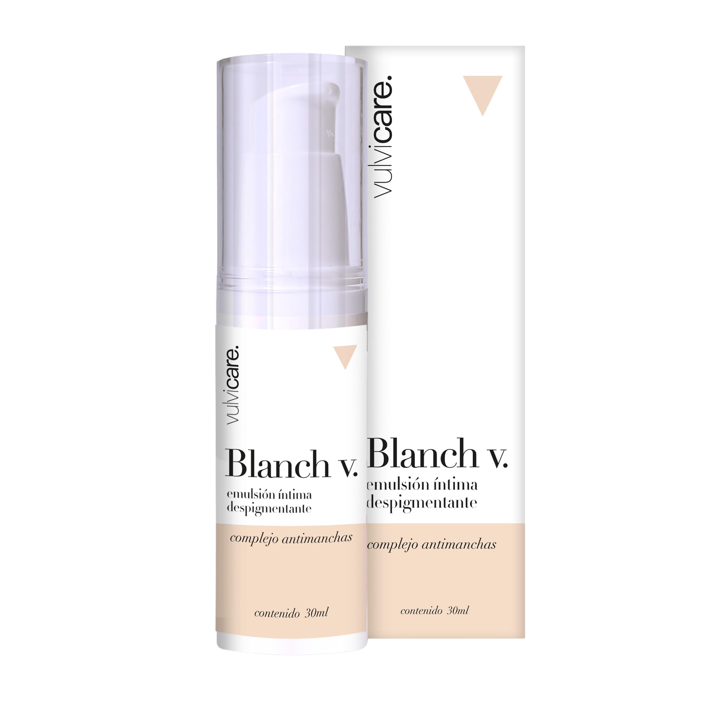 Vulvicare Blanch V Crème Éclaircissante Intime – Unifie le Teint et Réduit les Taches dues aux Hormones, Frottements ou Épilation – Par des Gynécologues – Sans Parabènes – Peau Sensible – 30ml