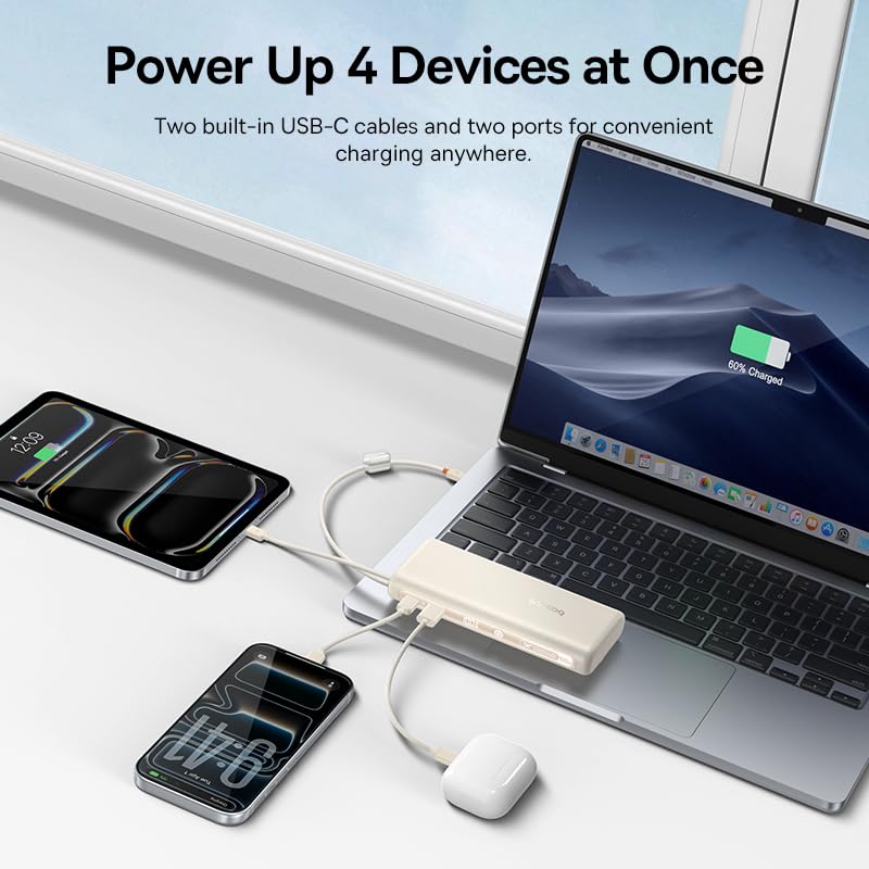Baseus Picogo Power Bank Ultra Slim 5000mAh MagSafe miniatura 5