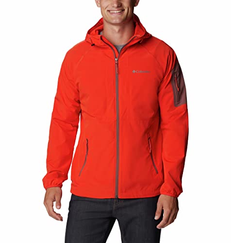 Image of Columbia Men Omni-Shield Tall Heights Hooded Softshell Hiking and Trekking Jacket