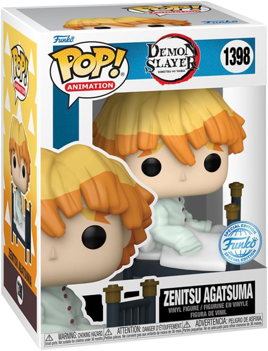 Funko Demon Slayer: Kimetsu no Yaiba POP! Animation Zenitsu Agatsuma Exclusive Vinyl Figure #1398