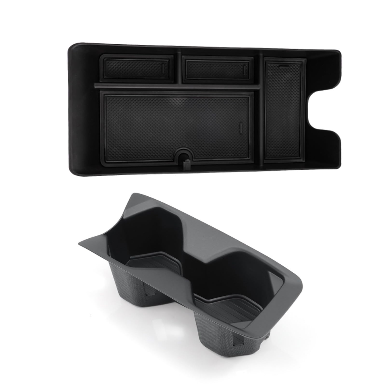 CDEFG 2Pcs for 2025 2026 Toyota Camry Center Console Organizer for 2025 2026 Toyota Camry Accessories Middle Console Organizer Armrest Storage Box &amp; Cup Holder