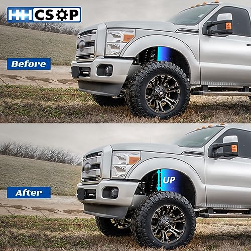 Image of 2.5 inch Front Leveling Lift Kit for 06-23 Ram 1500 4WD, 05-11 Dakota 2WD 4WD | for 2006-2023 Dodge Ram 1500 4WD, 2005-2011 Dakota 2WD 4WD, 2.5 inch Suspension Level Kits, 6061-T6 aluminum Strut Spacers