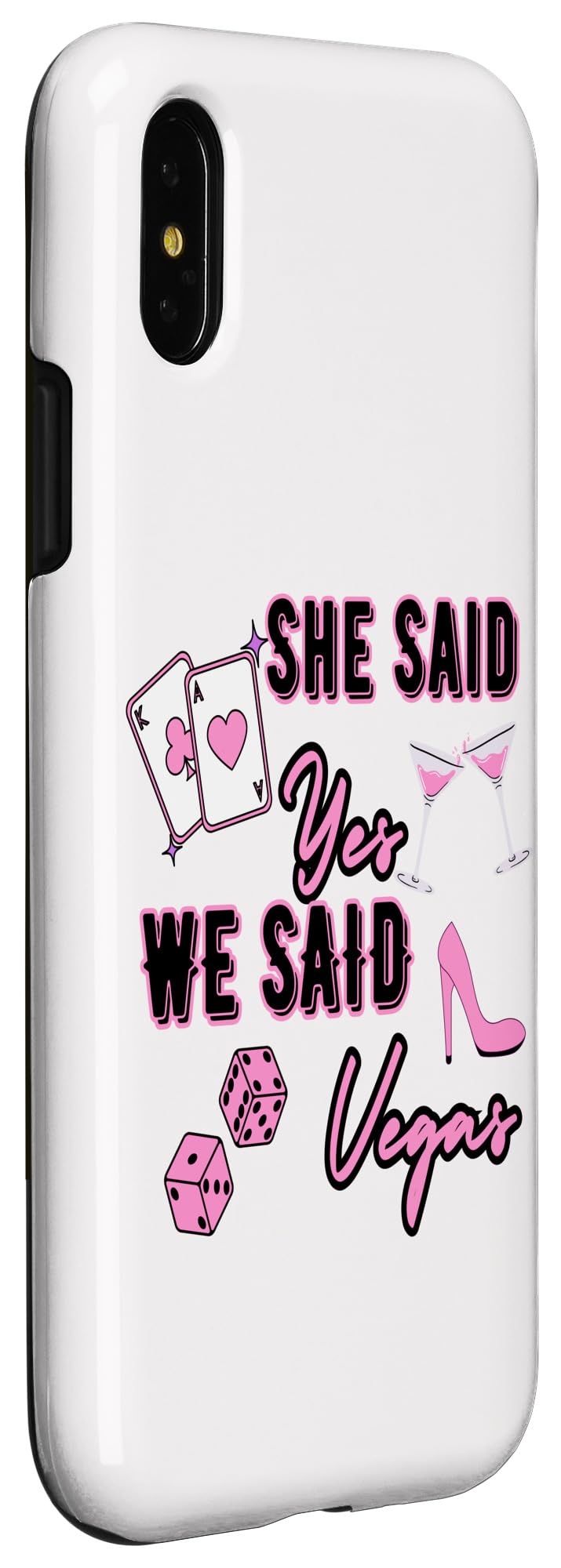 iPhone X/XS Funny Bridal Shower Girls Trip Las Vegas Bachelorette Party Case - Image 3