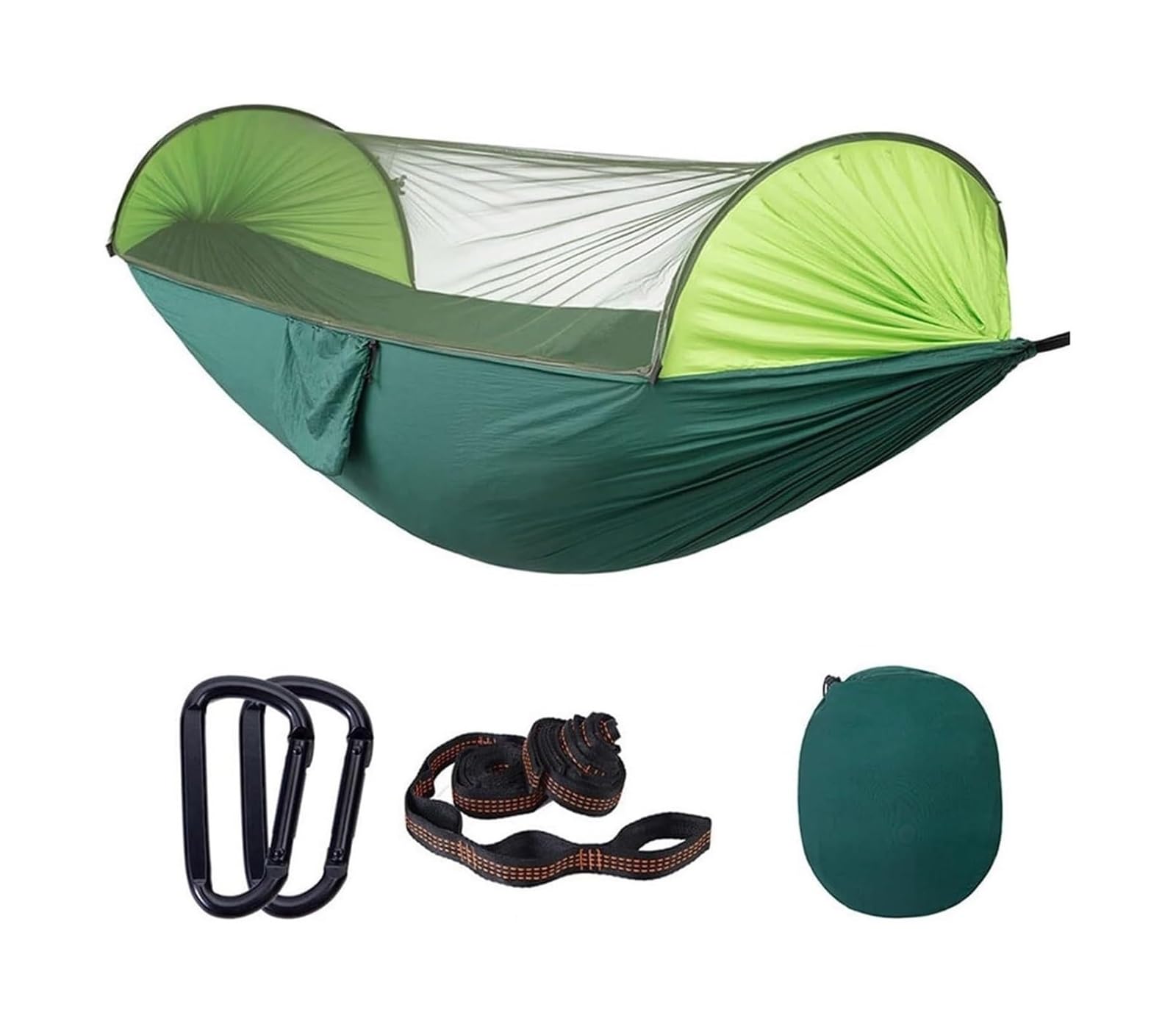 Amaca da campeggio portatile in nylon 210T con cinghie