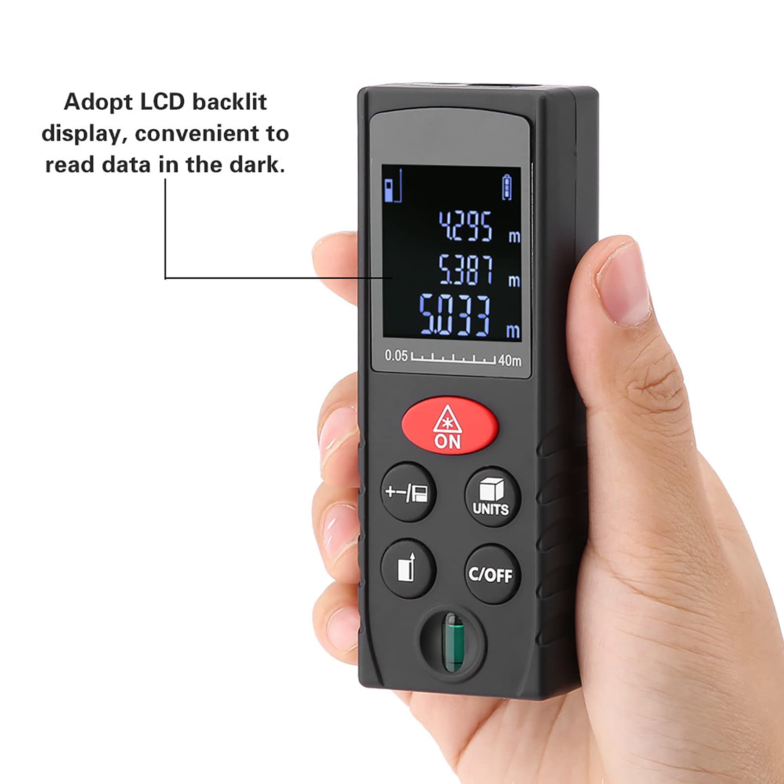 KLX-D Télémètre Laser Numérique indique la Mesure de Distance