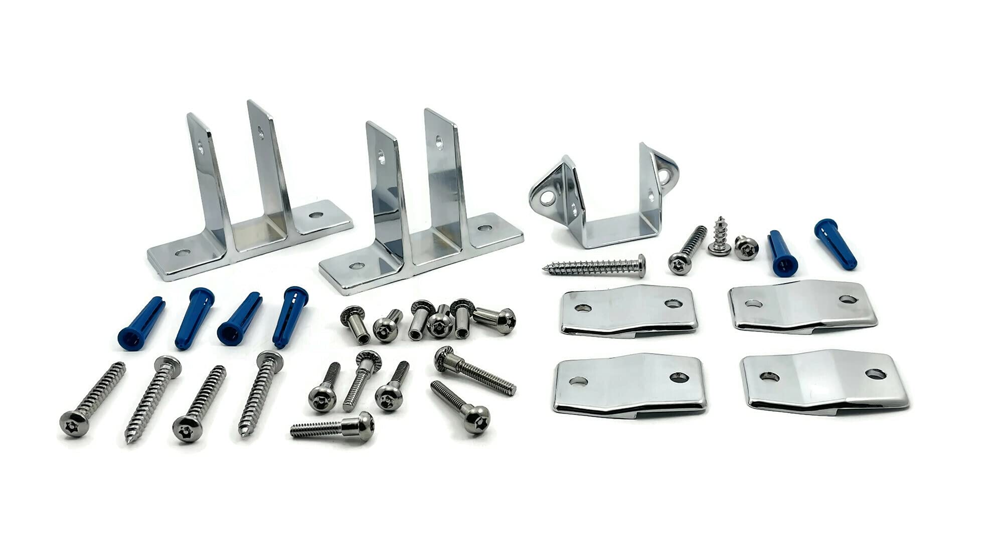 Harris Hardware 15376-B Alcove Pack, Polished Chrome