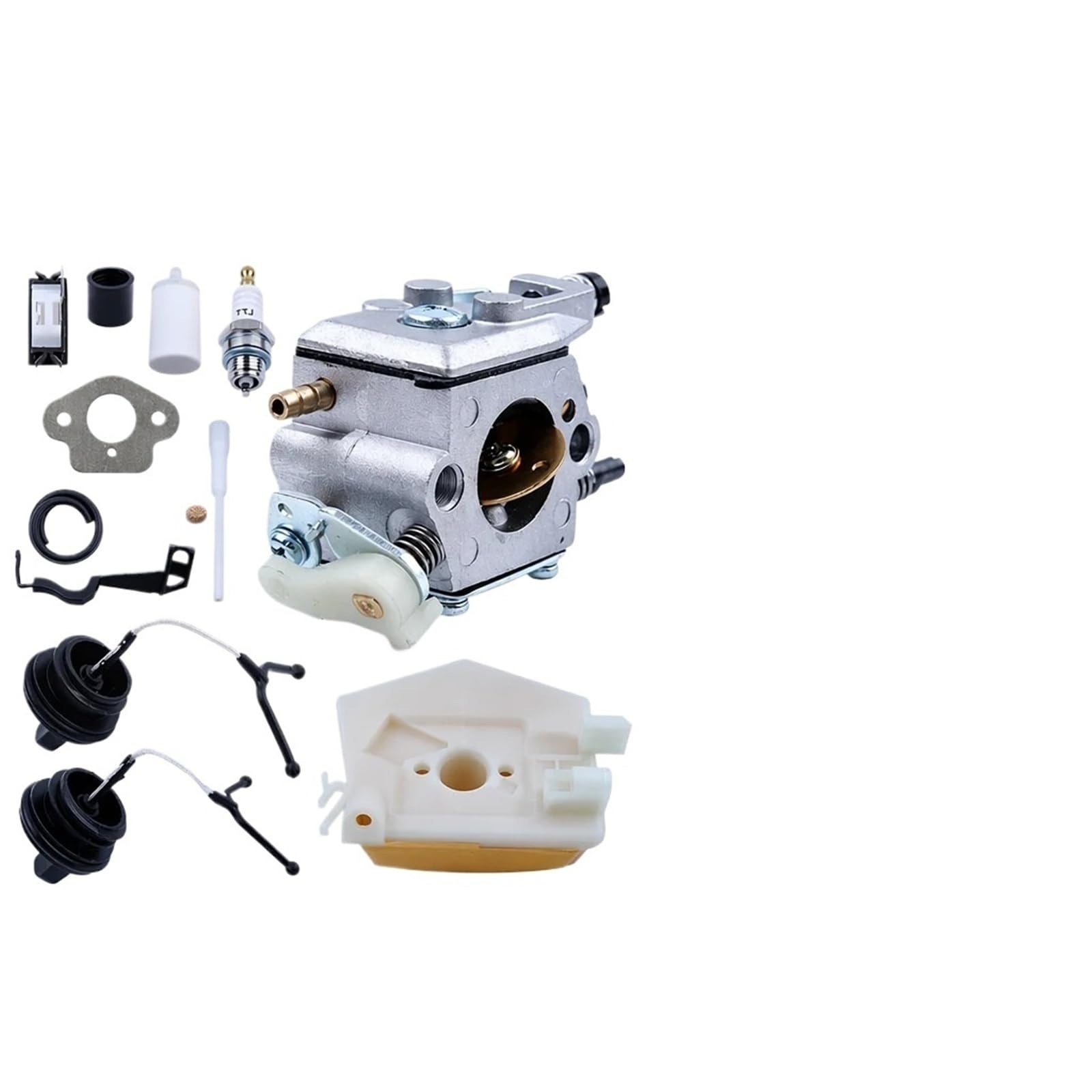 For H/u/s/q/v/a/r/n/a Oem Wt-170-1/Wt-170/503281504 Kit de carburador filtro de aire bujía tapa de línea de combustible varilla de estrangulación 50 51 55 motosierra Rancher